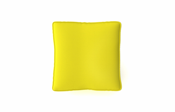 COUSSIN DÉCORATIF JAUNE