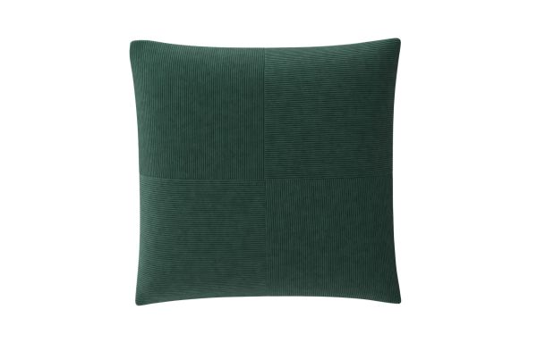 COUSSIN DÉCORATIF VELOURS VERT
