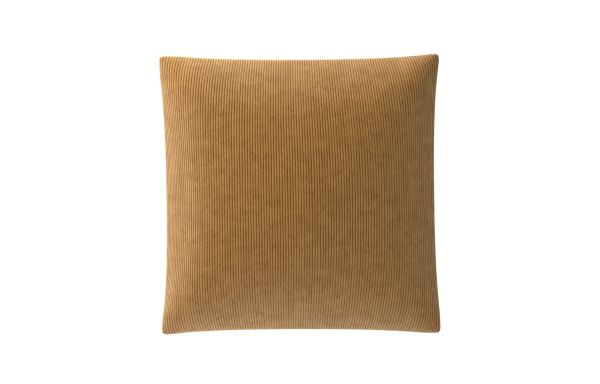 COUSSIN DÉCORATIF VELOURS JAUNE