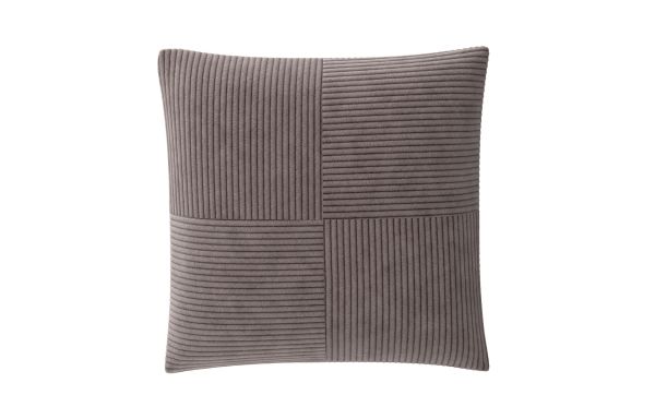 COUSSIN DÉCORATIF VELOURS MARRON