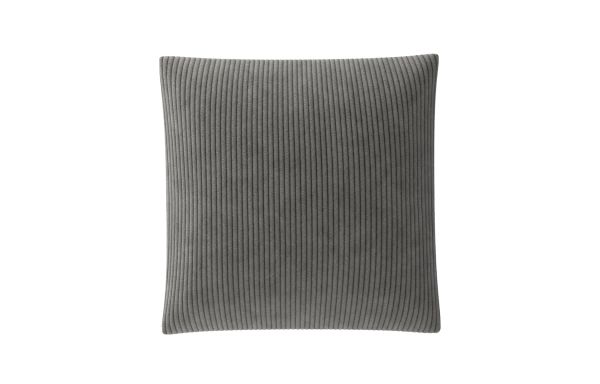 COUSSIN DÉCORATIF VELOURS GRIS