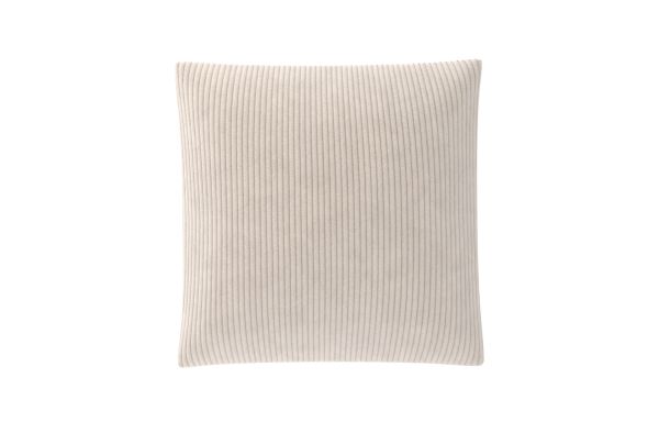 COUSSIN DÉCORATIF VELOURS IVOIRE