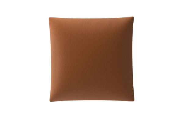 COUSSIN DÉCORATIF VELOURS UNI ROUILLE