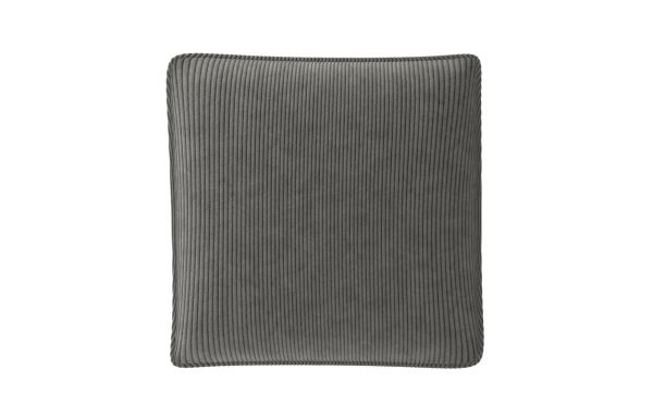 COUSSIN DÉCORATIF VELOURS GRIS