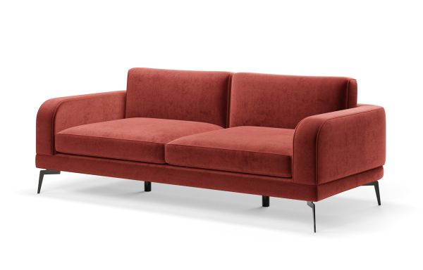 CANAPE MARCEAU VELOURS BURGUNDY
