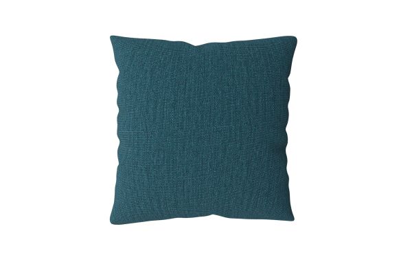 COUSSIN DÉCORATIF BLEU CANARD