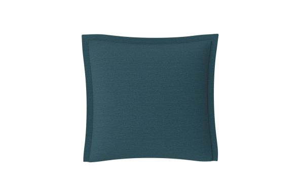 COUSSIN DÉCORATIF BLEU CANARD