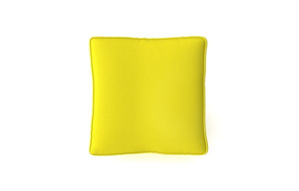 COUSSIN DÉCORATIF JAUNE