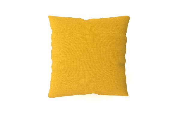 COUSSIN DÉCORATIF JAUNE