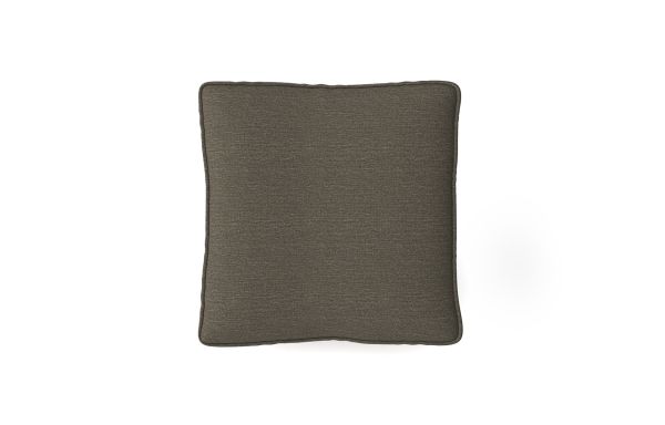 COUSSIN DÉCORATIF NOIR ET TAUPE