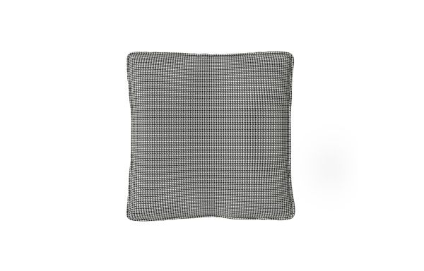 COUSSIN DÉCORATIF, MOTIF PIED DE POULE XPM NOIR