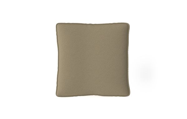COUSSIN DÉCORATIF NOIR ET TAUPE