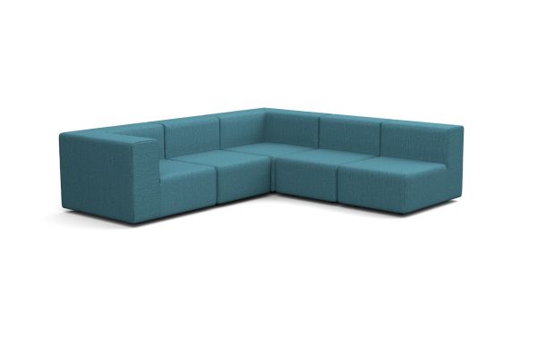 CANAPÉ SMART EN L, 5 PLACES, VERSION DROITE