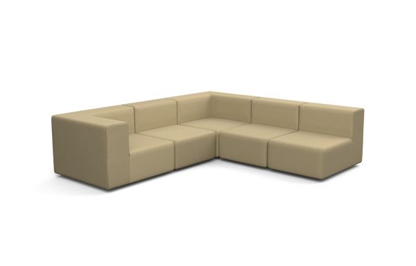 CANAPÉ SMART EN L, 5 PLACES, VERSION DROITE